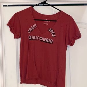 Distressed Palm Springs T-shirt